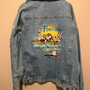 Vintage Warner Bros. Blue Denim Jacket XL